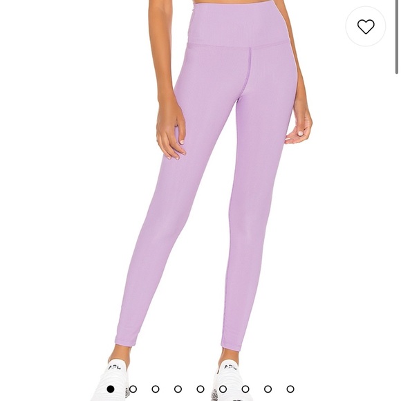 Beach Riot Lavender Ribbed Leggings - Picture 7 of 9